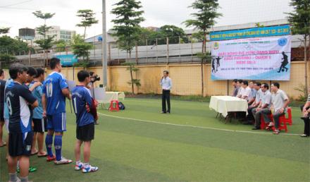 Giải bóng đá mini giao hữu Khối Ủy ban nhân dân 15 phường